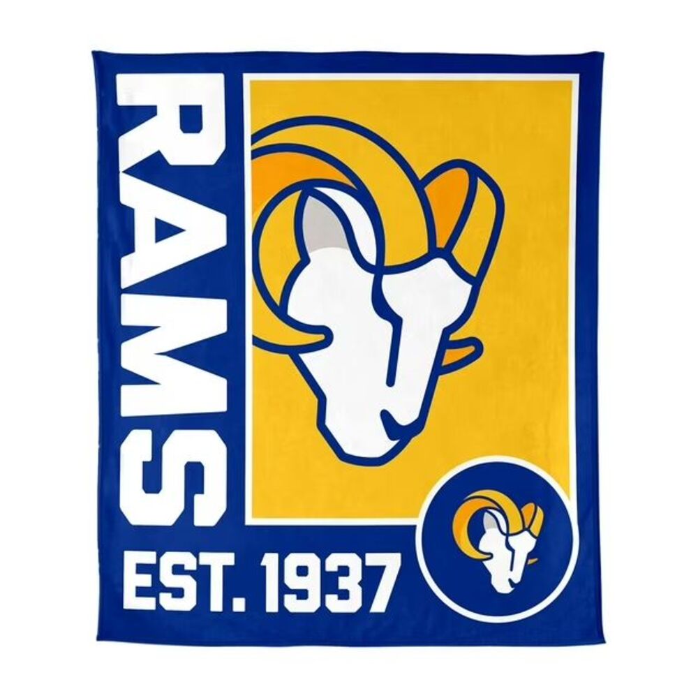 Rams NFL Super Plush  Blanket 60”x70”